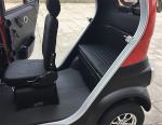 60V 50Ah Battery Enclosed Electric Tricycle 3 Seat With Disc Brake
