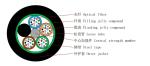 GJFJV FTTH/FTTX ADSS OPGW LAN Outdoor LSZH Optic Fiber Cable with Dry Water
