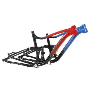 China 17&quot; 19&quot; Full Suspension Alloy Bicycle Frame With DNM Rear Shox factory