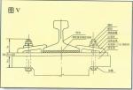 Crane Rail Fasten Climp,suit Steel Rail CR100,CR120,CR150,CR200 GANTRAIL,