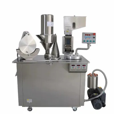 Size 4 Size 5 Powder Capsule Filling Machine 10000-25000pcs/Hour Speed