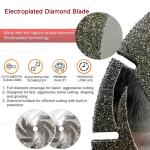 Electroplated Double Sided Maple Leaf Diamond Saw Blade Cutting Grinding Marble