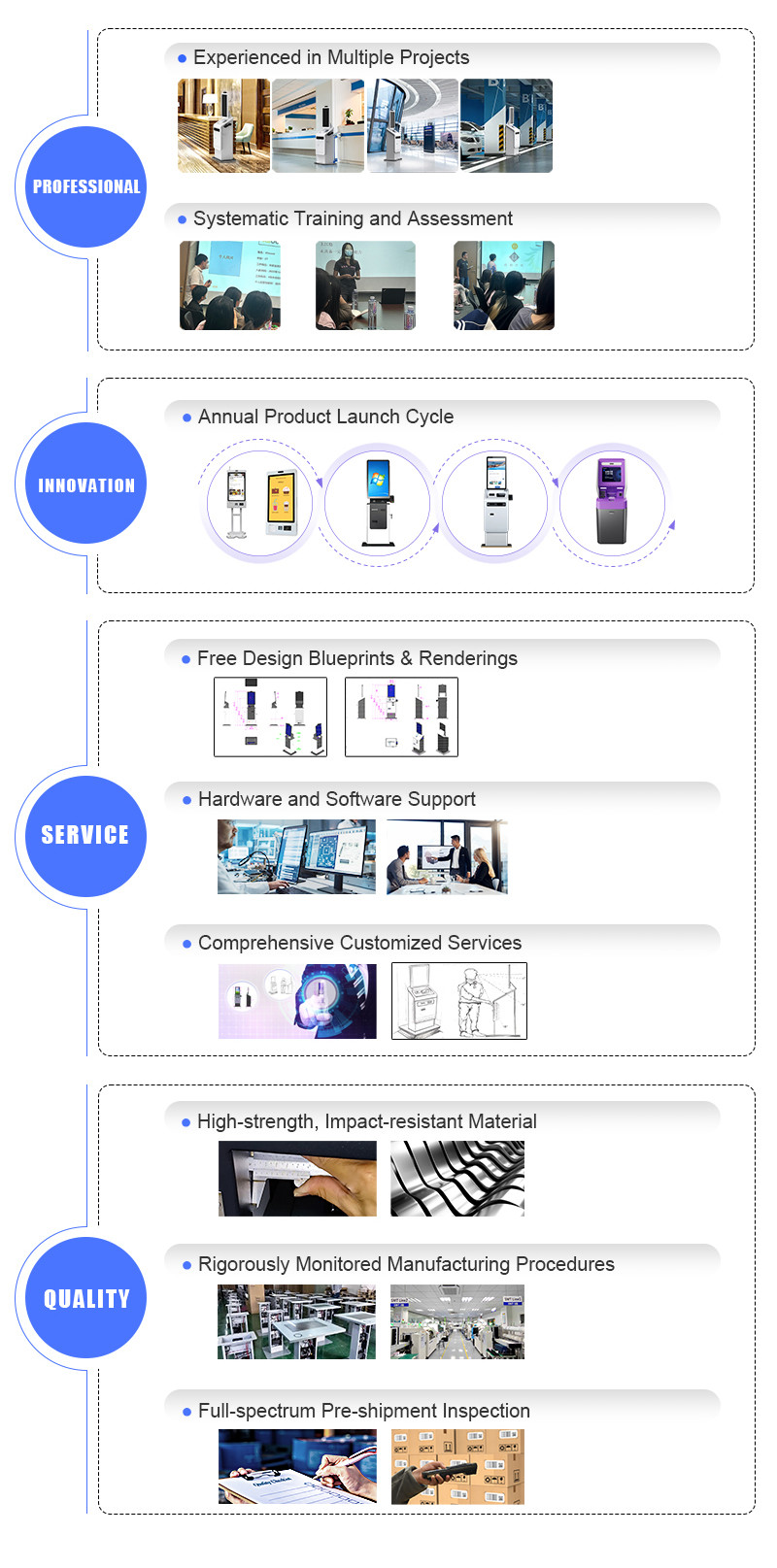Crtly Touch Screen Self Service Kiosk with Pos Machine Cash Coin Dispenser A4 Printer Self Payment Cash Dispenser Kiosk