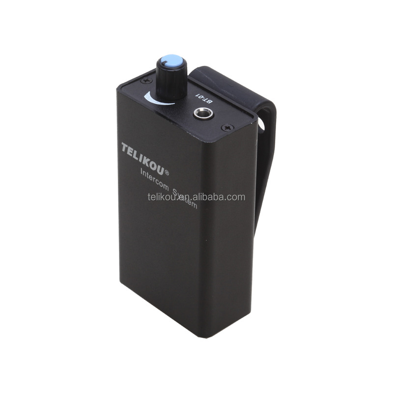 TELIKOU BT-01 Talent Receiver For IFB system only listen for host man teller, announcer