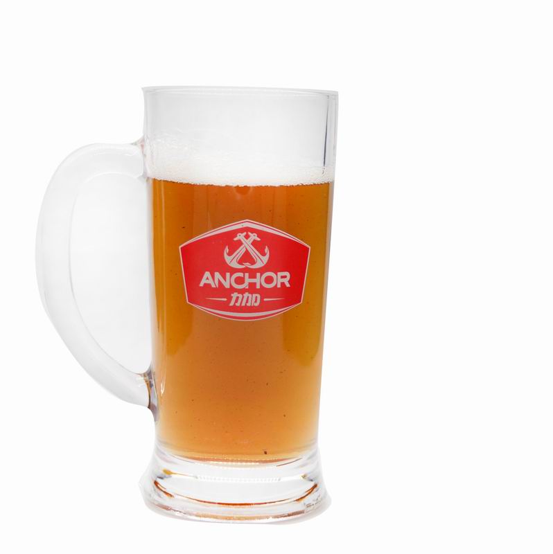 Promotion Branded 21 Oz Beer Glass Stein With Color Decal