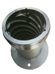 China stainless steel investment casting-food processing parts-precision investment cating parts -meat grinding body factory