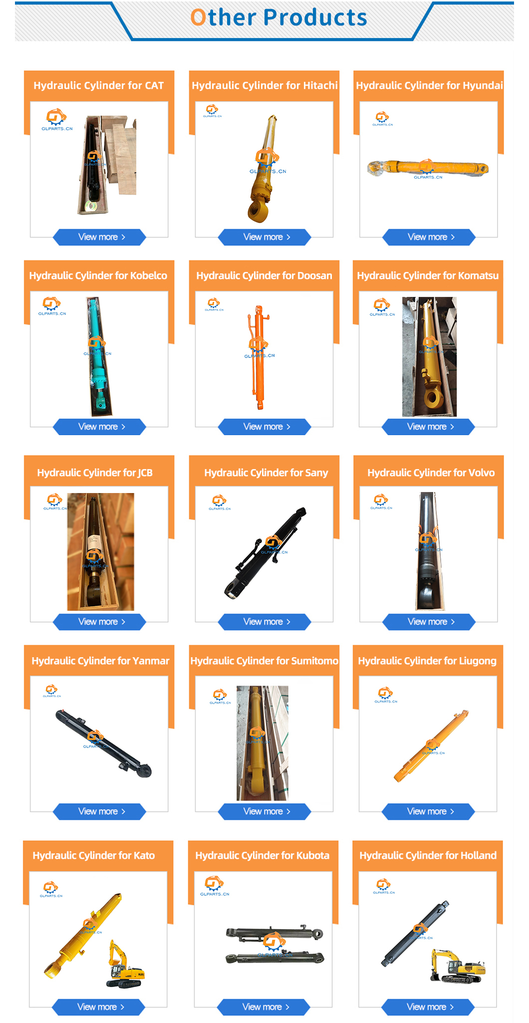 High Quality Excavator Hydraulic Cylinder for SK60-5 SK60-8 SK75 SK80 Bucket Arm Boom