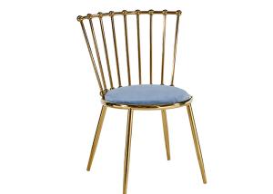China Restaurant Leather Padded Dining Chairs , Luxury Leather Dining Chairs factory