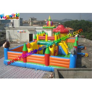 China Playground Inflatable Amusement Park Toys , Jump Houses Customized on sale