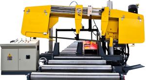 China High Reliability CNC H Beam Band Saw Machine Double Column Design factory
