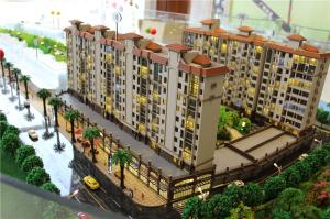 China Commercial Residential Building Model Cad / 3D Max Drawing Warm LED Light factory