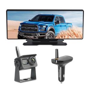 China 12Mbps Wireless Rear View Dash Cam 12 Inch Touch Screen AHD Receiver factory