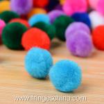 Wholesale Colorful DIY Party Decoration Acrylic Fiber Pom Pom Ball