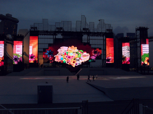 SMD P5.95 Creative Stage LED Display IP65 High Resolution Outdoor