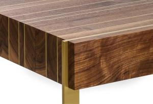 China Decorative Polished Rustic Brass With Integrated Strips, Add Brass Inlay Woodworking factory