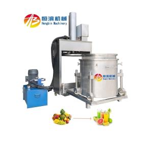China Hydraulic 304 Stainless Steel Cold Press Juicer For Dairy Products factory