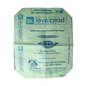 China Empty 20kg 25kg 40kg 50kg Block Bottom Valve Bag for Cement factory