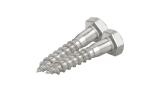 ASME B18.21 Stainless Steel Lag Bolts Hex Head Wood Screws Hexagon Screws For