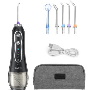 China USB Rechargeable Electric Water Flosser With 300ml Water Tank factory
