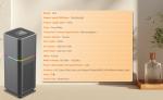Small Portable HEPA Pet Dander Air Purifier For Smoke Dermatoglyph Household
