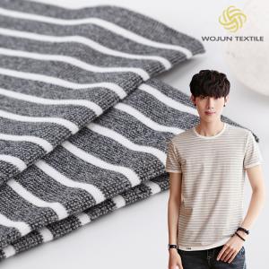 China Anti Wrinkle Hygroscopic Striped Material Fabric Good Gloss factory
