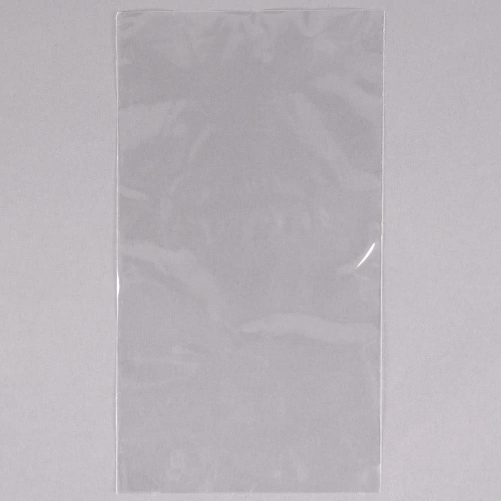 LDPE Material Clear Flat Bags , Flat Bottom Plastic Bags Gravure Printing