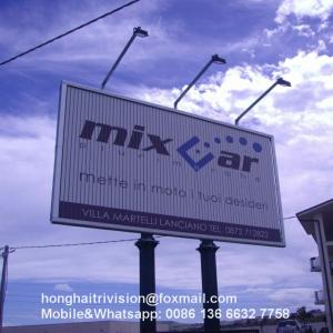 China Quickpost Aluminium Building Walls Advertise Spotlight Trivision factory
