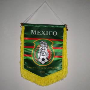 China Double Side Printing Pennant Wall Flag 25x30cm For Decoration factory