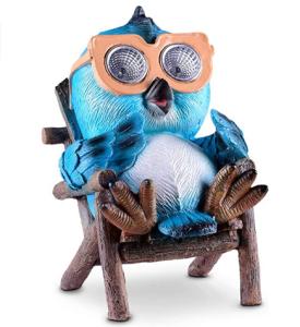 China 6.5 Inch 1.2V Owl Animal Shaped Solar Garden Lights factory