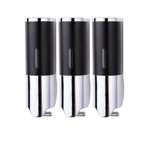 China Triple Soap Dispenser Wall Mounted Shampoo Body Wash Dispenser factory