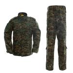 Digital Print Long Sleeve Shirts and Trousers for Men's ACU Camouflage Outdoor