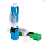 Single Mode Outdoor FTTH Fast Connector , SC APC Connector For Drop Cable