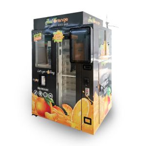 China Note Payment Orange Juice Vending Machine With Cooling System factory
