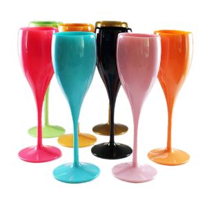 China Reusable Unbreakable Plastic Champagne Flutes Anti - Break Food Grade Material factory