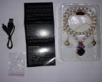 Fashion Creative Pearl Necklace Bluetooth Headphone Earphone for Girls MH-01