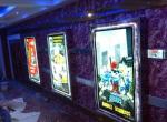 Snap Lock Window Poster Holders , Edge Lit Crystal Movie Poster Light Box