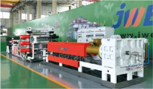 China XPE IXPE Climbing Mat Foaming Coil Sheet Extrusion Line factory