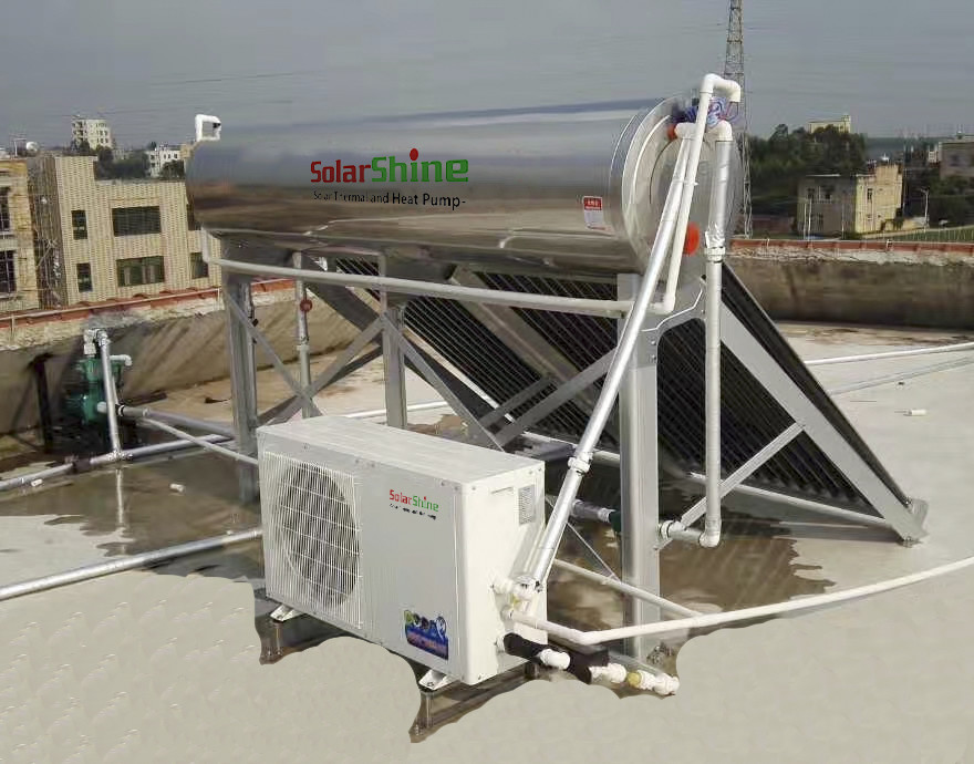 Practical Solar Heat Pump Water Heater , Heat Pump Water Heater System
