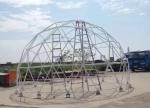 Sun Shade Beach Geodesic Dome Tent With 850 Gsm PVC Coated Fabric