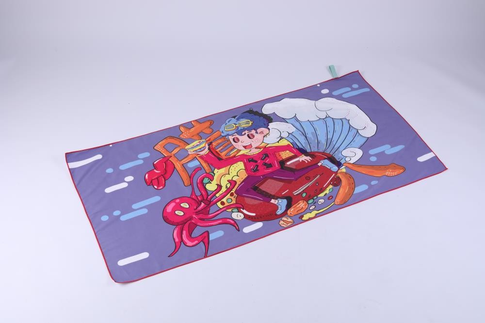 200gsm Polyamide Printed Beach Towel Sand Prevention Polyester