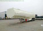 Tri Axle Oil Fuel Petrol Diesel Tank Semi Trailer 5 Compartments 45m3 For