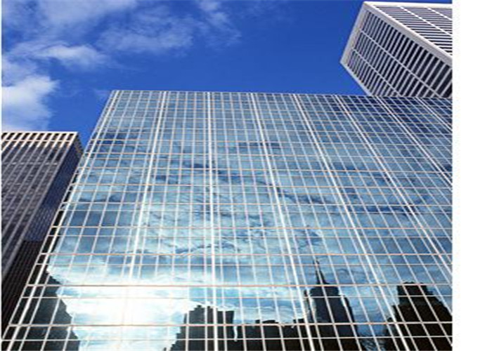 Solar Control Reflective Float Glass Curve / Flat Shape For Article Decorations