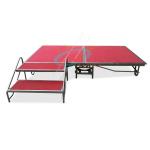 Durable aluminum folding stage platform for wedding concert