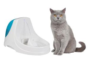 China 50Hz / 60Hz 3.6 Liter Electric Pet Water Fountain Highlight Mirror Resin ABS Material factory