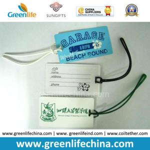 China Colorful Simple PVC Luggage Tag with Logo for Promotion factory