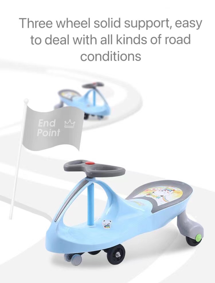 Unisex Plastic Baby Balance Car Carriage Toys for Kids Ride-On Car Balanced Scooter Bike