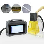 Deep engraving 20W 30W Small Handheld Portable Tire Fiber Laser Marking Machine