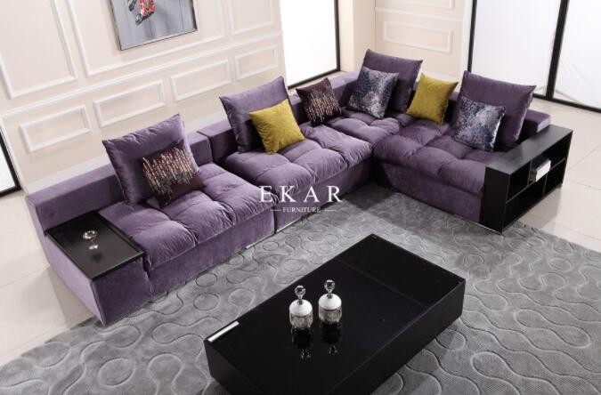 Modern Living Room Arabic Style 6 Seater Sofa Set Designs