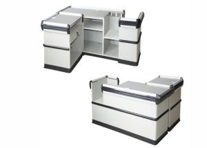 China Modern Cash Register Checkout Counter With Firm And Stable Structure factory