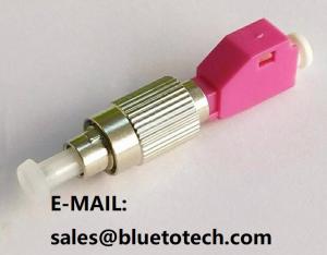 China Violet LC/UPC Female To FC/UPC Male OM4 MM Fiber Optic Hybrid Adapter FC/UPC Male To LC/UPC Female Multi Mode factory